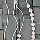 Felted beads and bracelet soft pink set. Jewelry Sets. snezhana-snezhina (snezhanap). My Livemaster. Фото №5