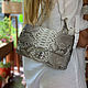 Python leather clutch bag, Clutches, Moscow,  Фото №1