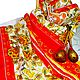 Вафельные полотенца Хохломская роспись. Полотенца. «Кухонный текстиль и прочее». Ярмарка Мастеров.  Фото №10