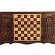 Backgammon carved handmade 'lion 3' Art. .035. Backgammon and checkers. Gor 'Derevyannaya lavka'. My Livemaster. Фото №4