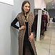 Long brown vest for women, Vests, Moscow,  Фото №1