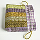 Textile bag for cosmetics and jewelry made with quilting techniques. Beauticians. Cuteshop. My Livemaster. Фото №4