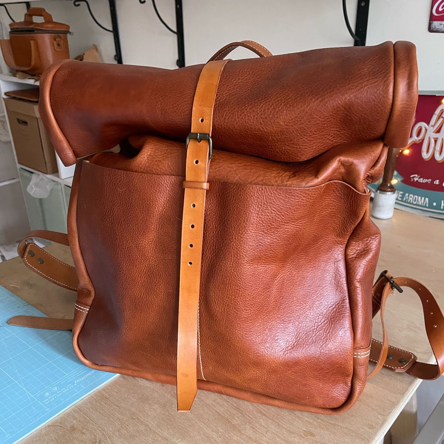 Рюкзак скрутка ручной работы для мужчин в интернет-магазине Ярмарка ...