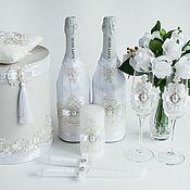 Свадебный салон handmade. Livemaster - original item Wedding accessories: white. Handmade.