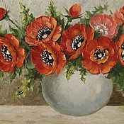 Картины и панно handmade. Livemaster - original item Paintings: field poppies. Handmade.