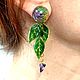  Эльфийские лесные  женские колье, кольцо и серьги. Комплекты украшений. Драконы и украшения Марины Устиновой. Интернет-магазин Ярмарка Мастеров.  Фото №2