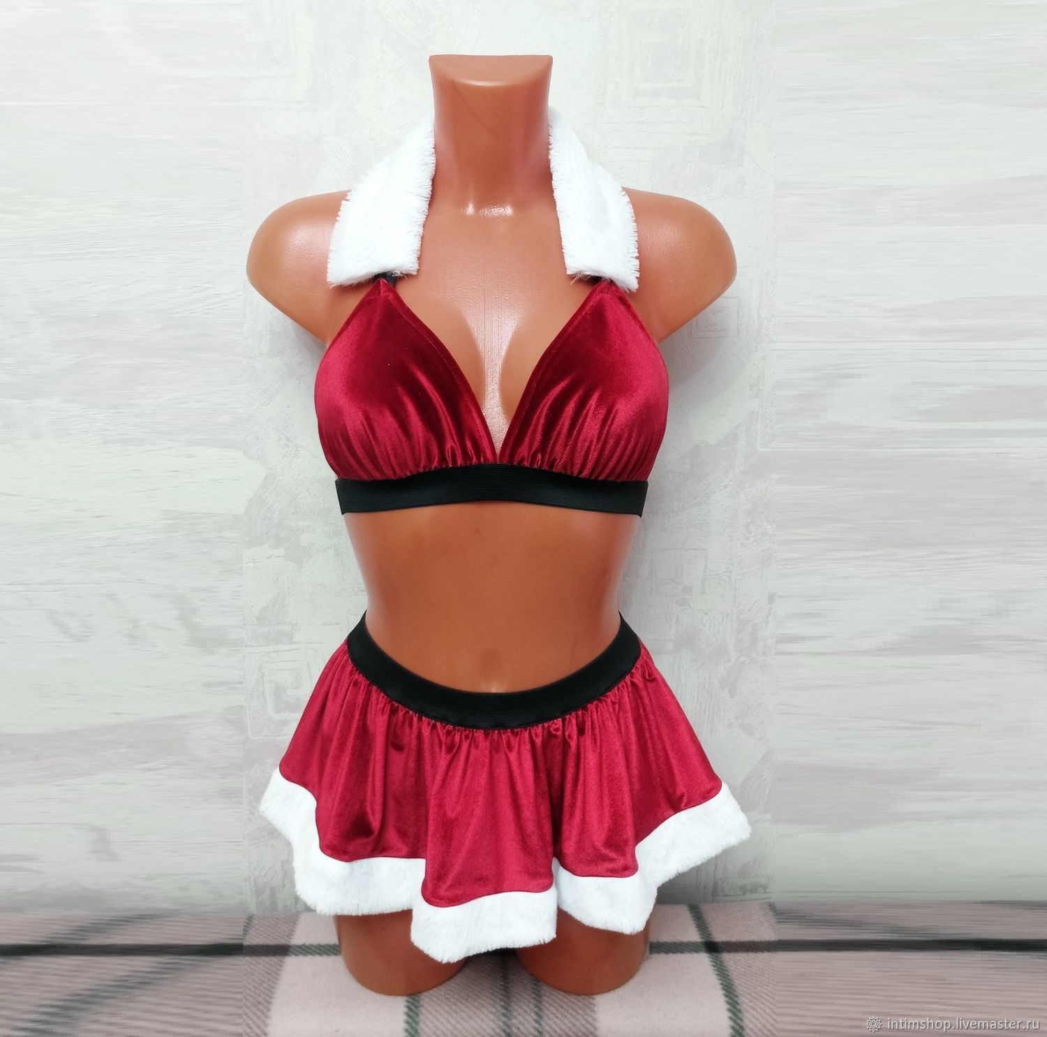 эротический костюм снегурочки Leonoff купить в интернет-магазине Wildberries