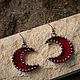 Scarlet Rain Earrings (e-003 -12). Earrings. #Ofel_way. Online shopping on My Livemaster.  Фото №2