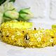 Order Yellow Headband with flowers Romantic headband for girls. Beaded jewelry by Mariya Klishina. Livemaster. . Headband Фото №3