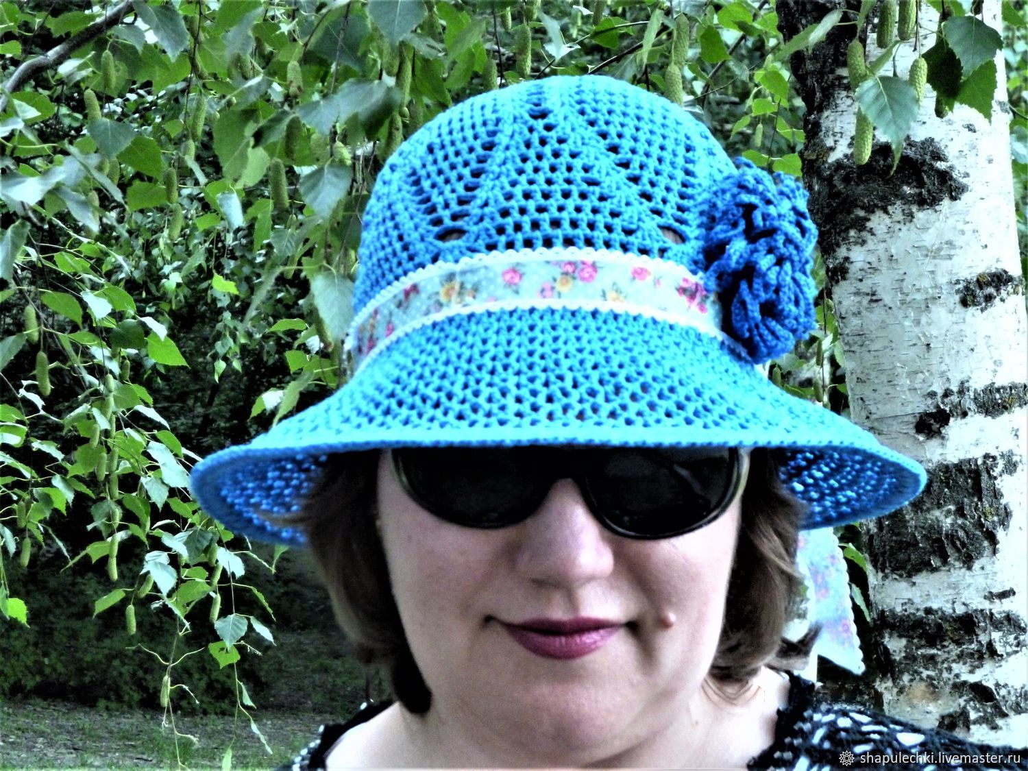 Шляпа крючком для женщин на лето фото