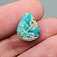 6.23 Ct, Old Stock! Казахстанская Бирюза Freakenfru кабошон. Кабошоны. Дмитрий Данилов КАБОШОНЫ  Freakenfru. Ярмарка Мастеров.  Фото №6