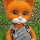  Рыжий котик. Войлочная игрушка. IrinaFeltToys. Интернет-магазин Ярмарка Мастеров.  Фото №2