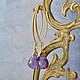 Amethyst earrings Amethyst rain. Earrings. Designer jewelry by Anastasia (NASTYAGP). Online shopping on My Livemaster.  Фото №2