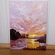 'Elegy of sunset ' oil on canvas, Pictures, Moscow,  Фото №1