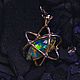 Orbit pendant with Opal in gold, Pendants, Moscow,  Фото №1