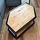 Шестигранный журнальный столик. Столы. Сварка и Дерево (woodweld). Ярмарка Мастеров.  Фото №8