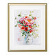 Watercolor painting Bouquet Flowers. Pictures. Anna_green_artist. Online shopping on My Livemaster.  Фото №2