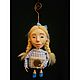 Заказать Большой набор елочных игрушек "Алиса в стране чудес". Poli_dolls. Ярмарка Мастеров. . Интерьерная кукла Фото №3