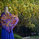 Order Batik scarf Sirin 110/110cm. OlgaPastukhovaArt. Livemaster. . Shawls1 Фото №3