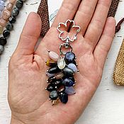 Сумки и аксессуары handmade. Livemaster - original item Gifts on February 23: Talisman keychain made of natural stones. Handmade.