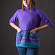 Felt sweater Parma violet. Sweaters. FeltOx. Online shopping on My Livemaster.  Фото №2