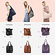 Сумка Пакет кожаная белая Авоська Майка средняя на плечо. Сумка-мешок. Bags by Katerina Klestova (kklestova). Ярмарка Мастеров.  Фото №6