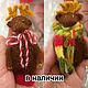 Лось Лосик Игрушка вязаная Брелок Талисман, Амигуруми куклы и игрушки, Кирпильская,  Фото №1