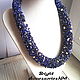 Necklace Precious placer with pearls, lapis lazuli, aventurine, Necklace, Orel,  Фото №1