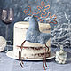 Заказать Новогодняя игрушка олень, новогодний подарок, интерьерная игрушка. Snow petals. Ярмарка Мастеров. . Игрушки Фото №3