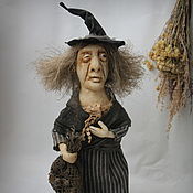 Куклы и игрушки handmade. Livemaster - original item The witch Mrs. Frida Norm (went to the collection). Handmade.
