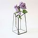 Vase for plants and flowers. GEOMETRIC VASE. candle holder. Loft. Vases. Glass Flowers. My Livemaster. Фото №6