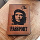 Обложка для паспорта из  кожи " Че Гевара ", Обложки, Йошкар-Ола,  Фото №1
