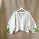 Felted cardigan ' Lilies of the Valley', Cardigans, Minsk,  Фото №1