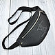Order Men's waist bag, made of genuine calfskin. SHOES&BAGS. Livemaster. . Men\'s bag Фото №3