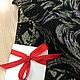 Твид шерстяной с завитками на чёрном фоне. Ткани из Италии. Ткани. Эксклюзивные ткани made in ITALY. Интернет-магазин Ярмарка Мастеров.  Фото №2
