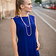 Вискозное платье с воланом. Платья. Michelle Nardin atelier. Ярмарка Мастеров.  Фото №4