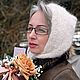 Шапка-капюшон из собачьей шерсти. Шапки. Аксинья. Интернет-магазин Ярмарка Мастеров.  Фото №2