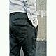 Брюки мужские из конопли с хлопком Hemp Elastic Pant 2 Garment Dyed. Брюки мужские. VÄN Studio. Интернет-магазин Ярмарка Мастеров.  Фото №2