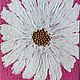 The picture of a large daisy with rhinestones on a pink 'Dream' 38h27cm. Pictures. chuvstvo-pozitiva (chuvstvo-pozitiva). My Livemaster. Фото №6