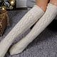 Knee SOCKS KNITTED DOWNY THIN. Knee. KOZAmoDA (kozamoda) (kozamoda). My Livemaster. Фото №5