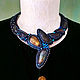Necklace with stones of spectrolite (Labrador) Zodiac. Necklace. ArtelL. My Livemaster. Фото №4