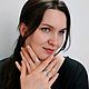 Кольцо Лист. Кольца. Quadrojewelry. Ярмарка Мастеров.  Фото №4