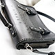 Портфель Именной, с плетением. Портфель. AV-Leather (Andrey Volovikov). Интернет-магазин Ярмарка Мастеров.  Фото №2