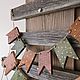 Ностальгия - гирлянда деревянных флажков. Гирлянды. MaMasha (mamasha-papa). Интернет-магазин Ярмарка Мастеров.  Фото №2