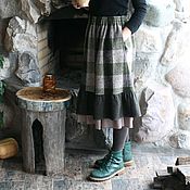 Одежда handmade. Livemaster - original item Warm wool skirt. Handmade.