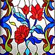 El Jardín Del Paraíso. Vitral Tiffany. Stained glass. Glass Flowers. Ярмарка Мастеров.  Фото №5