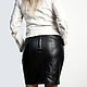 Pencil leather skirt with two pockets. Skirts. Lollypie - Modiste Cat. My Livemaster. Фото №5