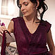 Войлочное платье ручной работы"red wine dress". Платья. Irena Levkovich WoolWonders. Ярмарка Мастеров.  Фото №4