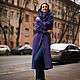 Order Oversize coat with Lavender snood'. Alexandra Maiskaya. Livemaster. . Coats Фото №3