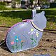 Ключница "Котик". Ключницы. Тата Курилова *Изделия из кожи*. Ярмарка Мастеров.  Фото №10
